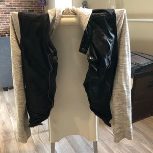 Abercrombie Kids Leather Jacket XL 15-16